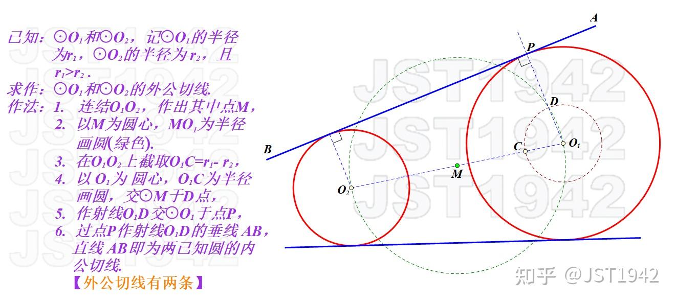 cad 两个圆的公切线怎么绘制? - 知乎
