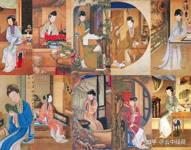 中国 清末 美人画 v2-