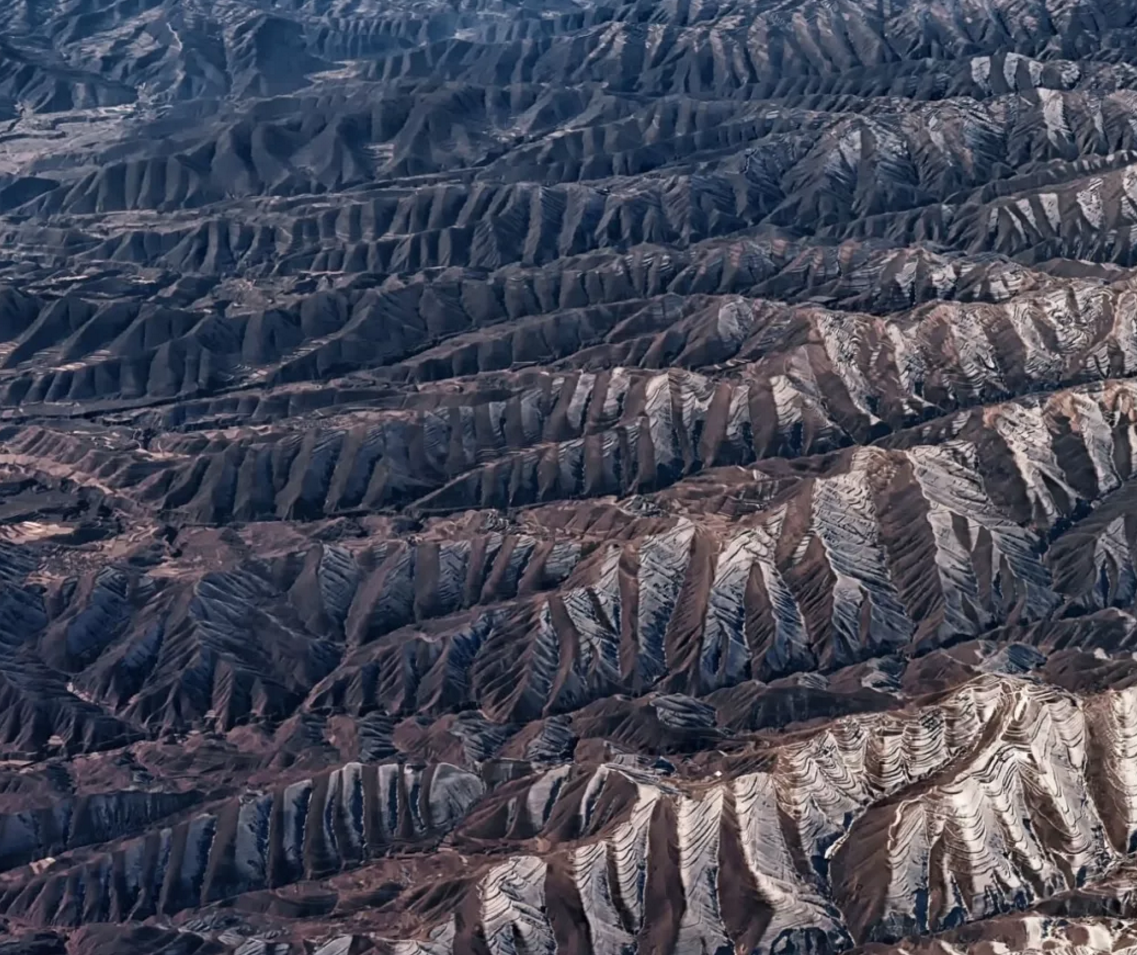 黄土高原沟谷地貌图片