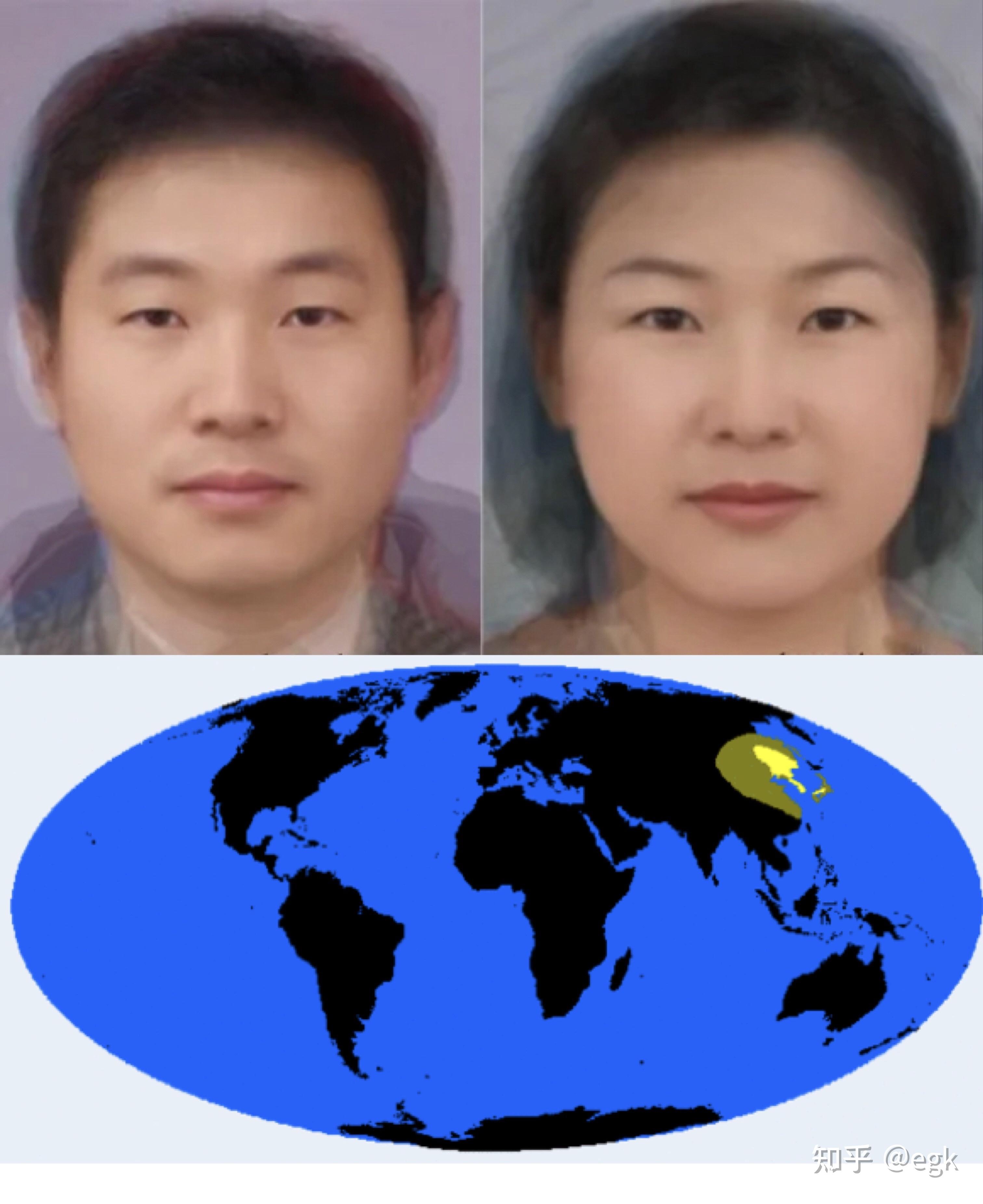 日本人在长相上有没有地域特点