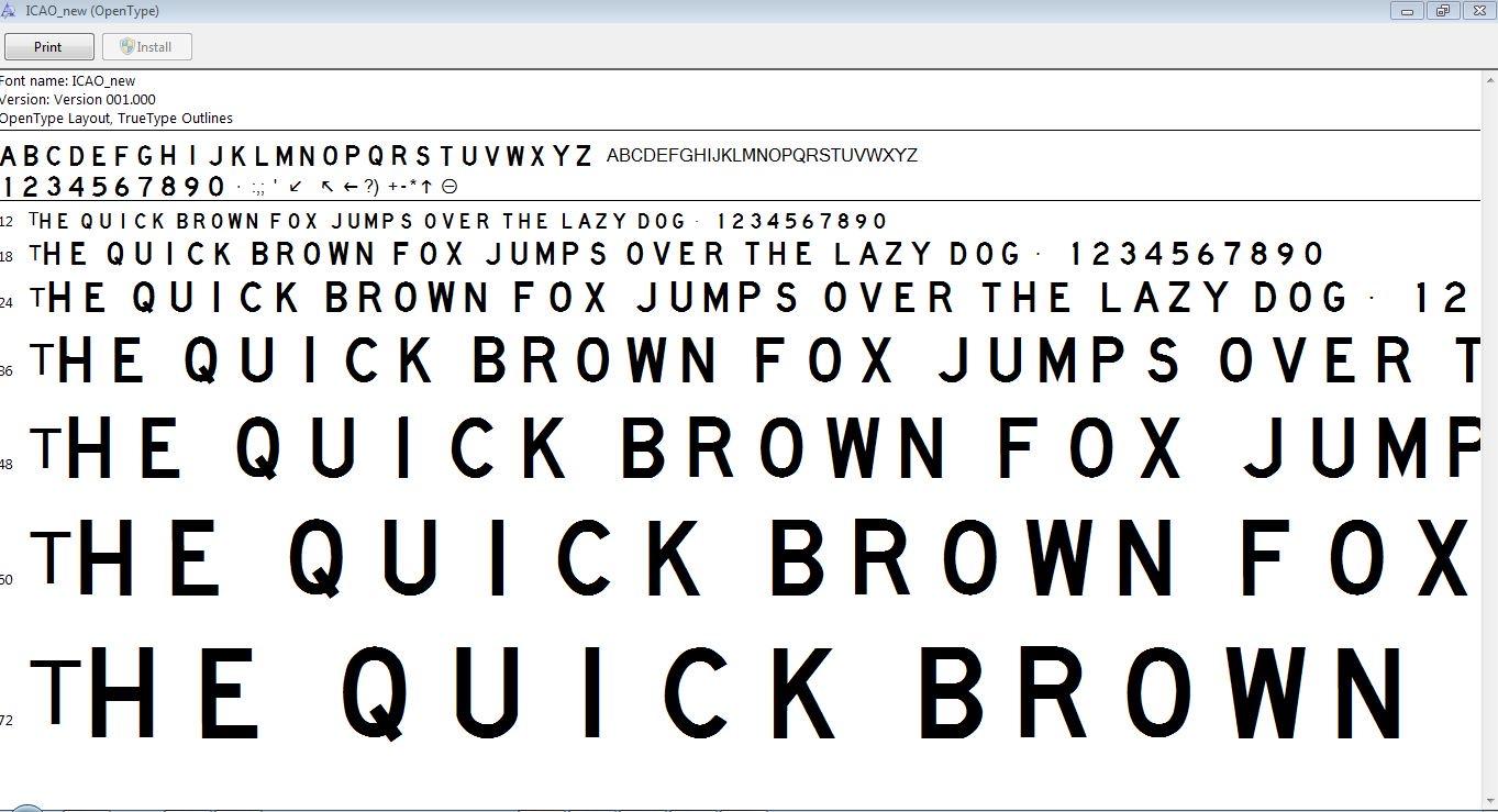 机场跑道指示牌上的字体是什么？ 知乎