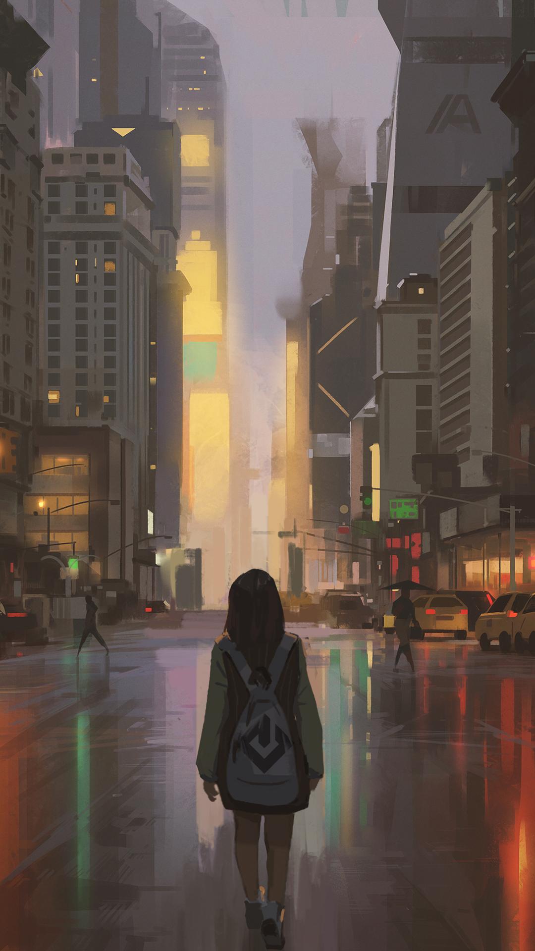 有没有动漫风格的雨景手机壁纸呢? - 知乎