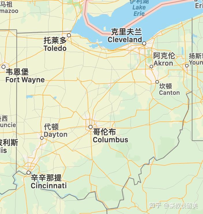 克利夫兰在美国的什么方位