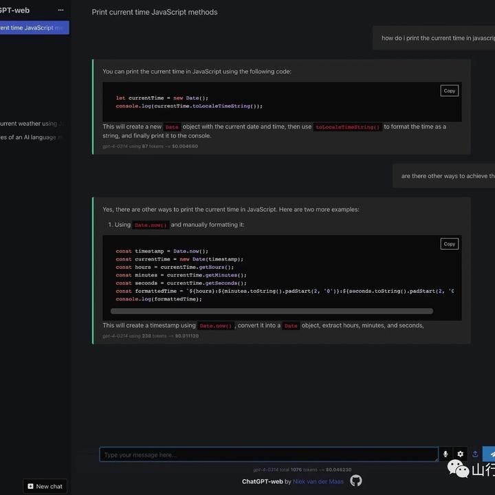一个基于 OpenAI API 的开源聊天界面-ChatGPT-web - 知乎