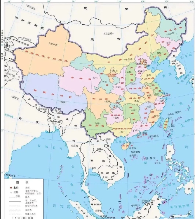 中国领土面积1045万平方公里 - 知乎