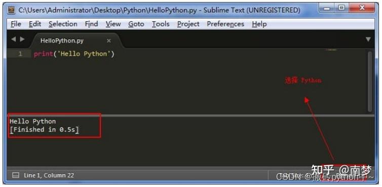Python怎么输出Hello World和Hello Python？ - 知乎