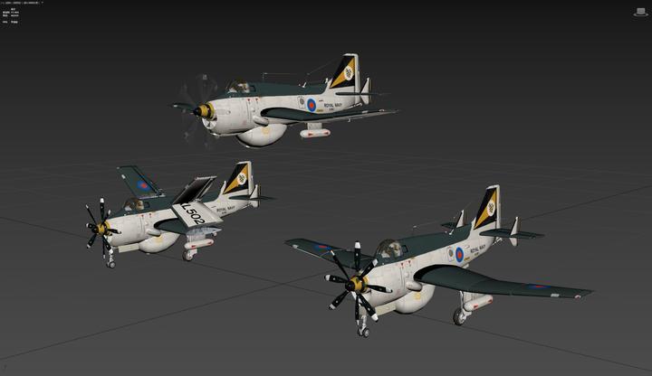 英国费尔雷塘鹅faireygannetaew3舰载预警机