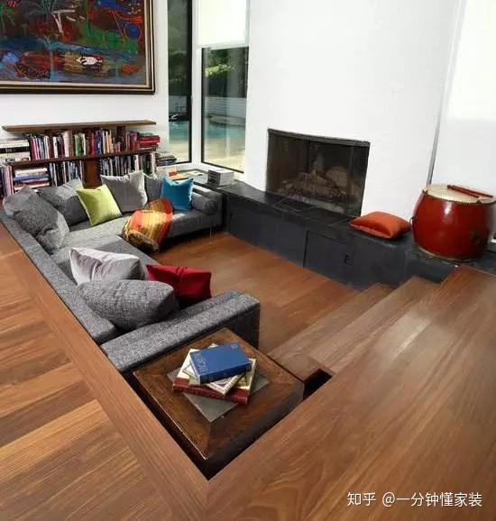 打造高级和奢华感的下沉式客厅设计,你了解多少? - 知乎