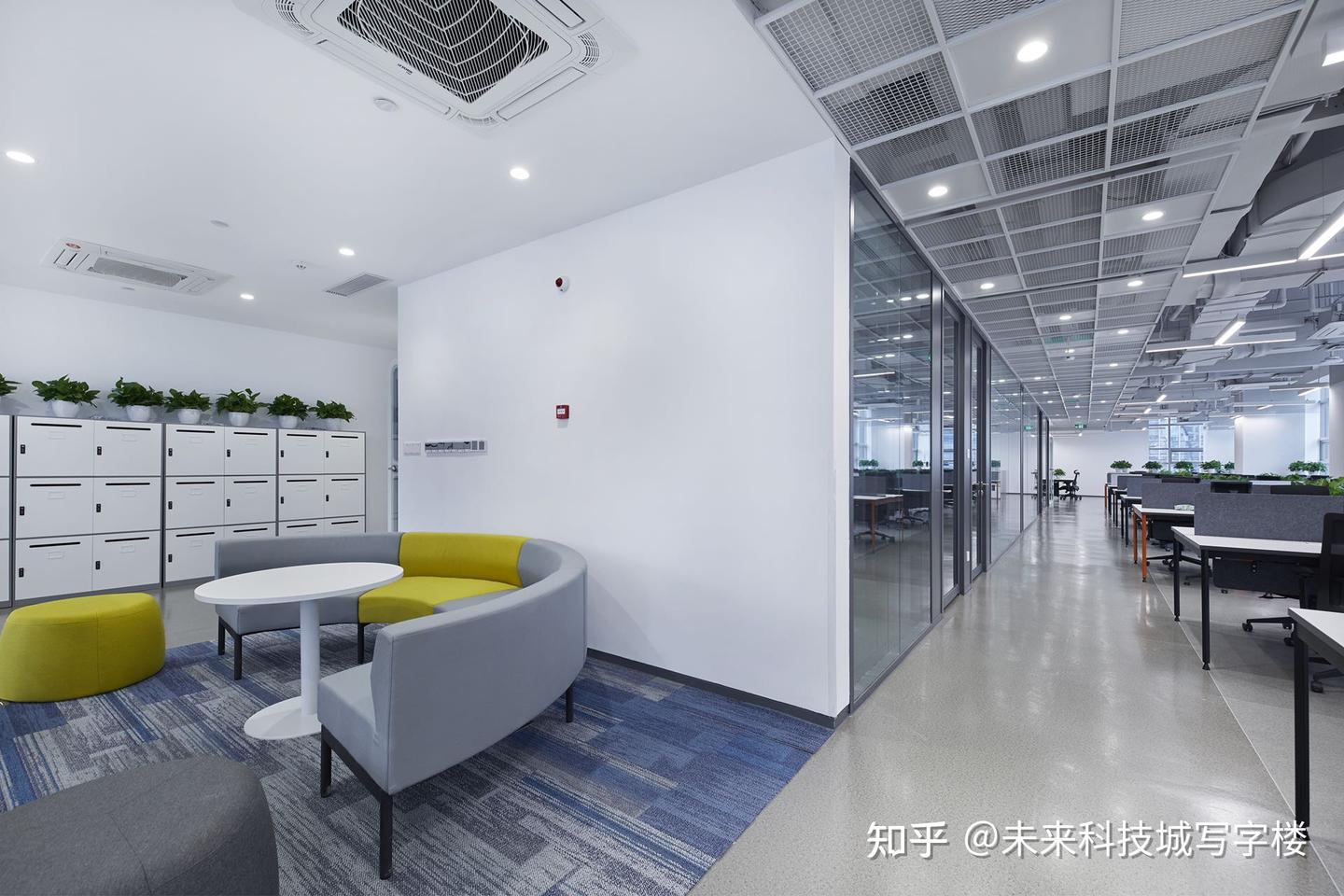 杭州未来科技城写字楼出租之爱力中心7000方精装企业总部拎包办公 - 知乎