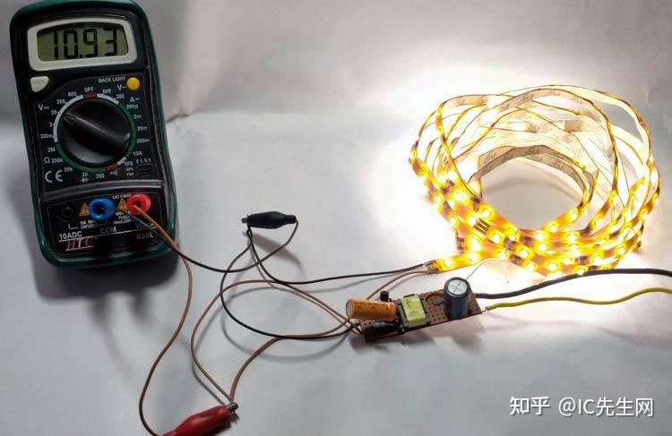 AC转DC 12V LED灯条驱动电路演示 - 知乎