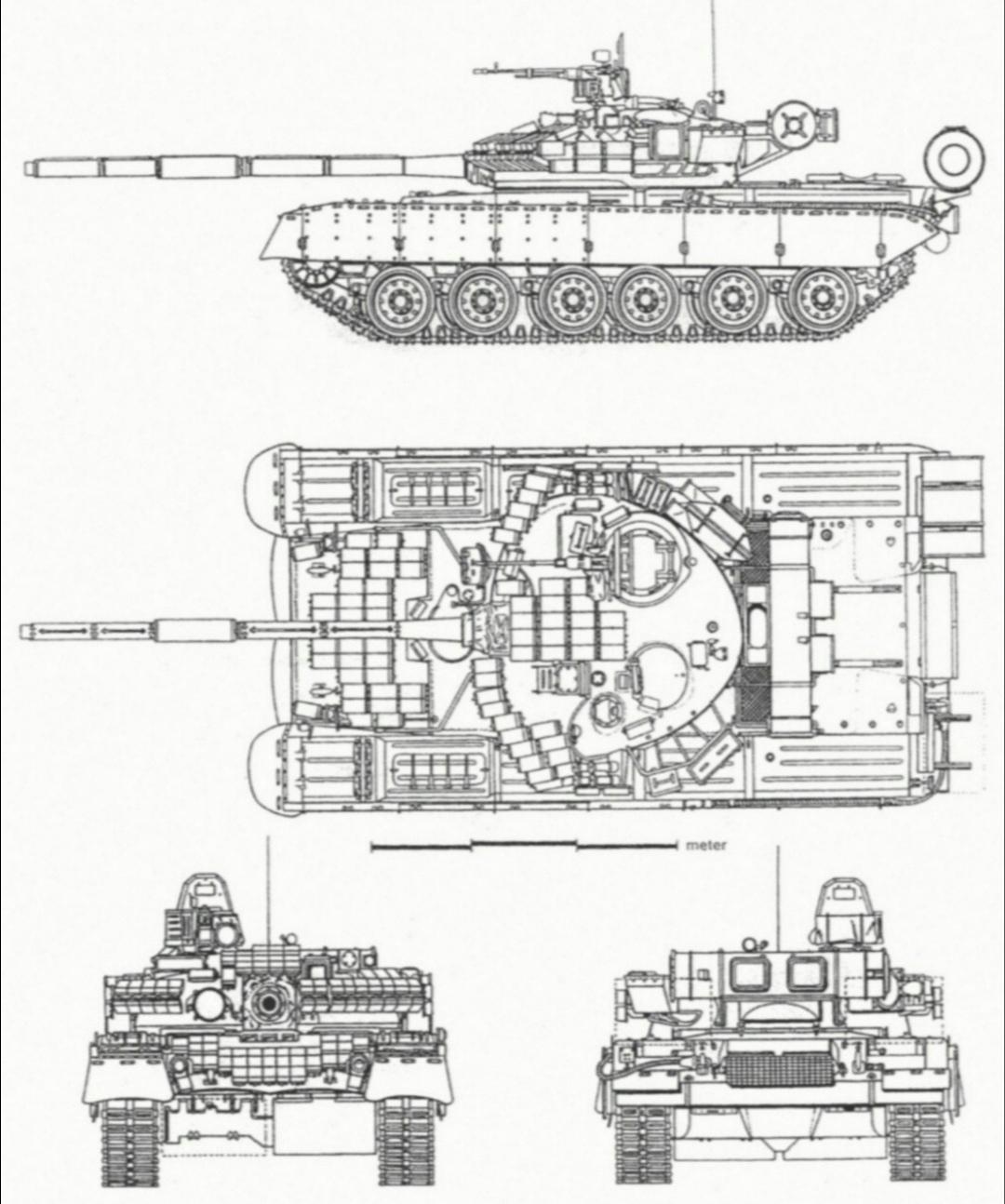 能否详细讲解一下T80系列坦克? - 知乎