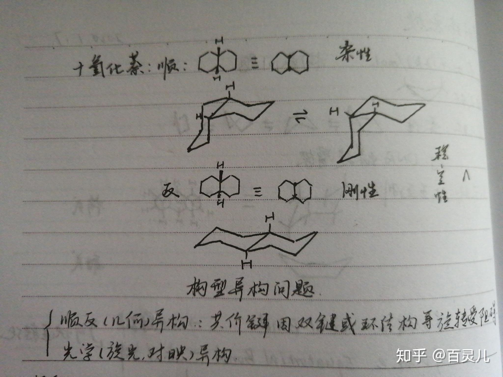 如何根据有环己烷衍生物的平面图画出椅式构象