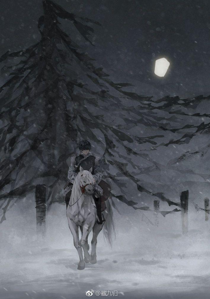 能给点张起灵的油画图片吗?