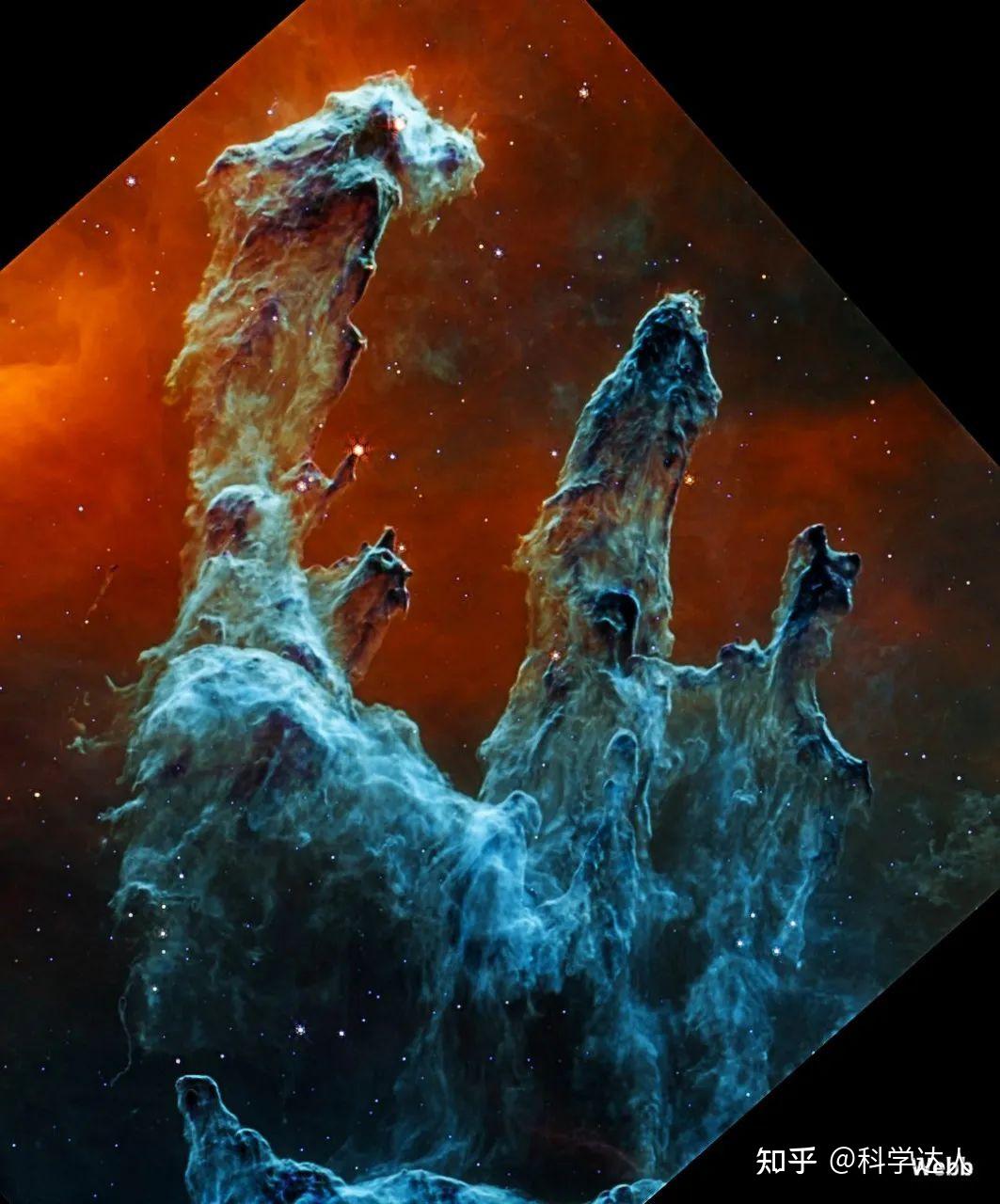 天文学家认为:神秘的创生之柱星云,现在已经被摧毁了 - 知乎