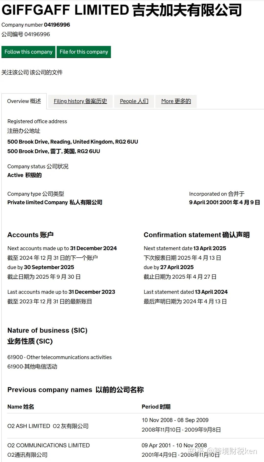 英国和美国的企业查询网站有哪些？ - 知乎