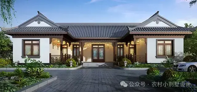 退休养老必看!15套国风一层新中式合院新标杆;别墅养老天花板 - 知乎