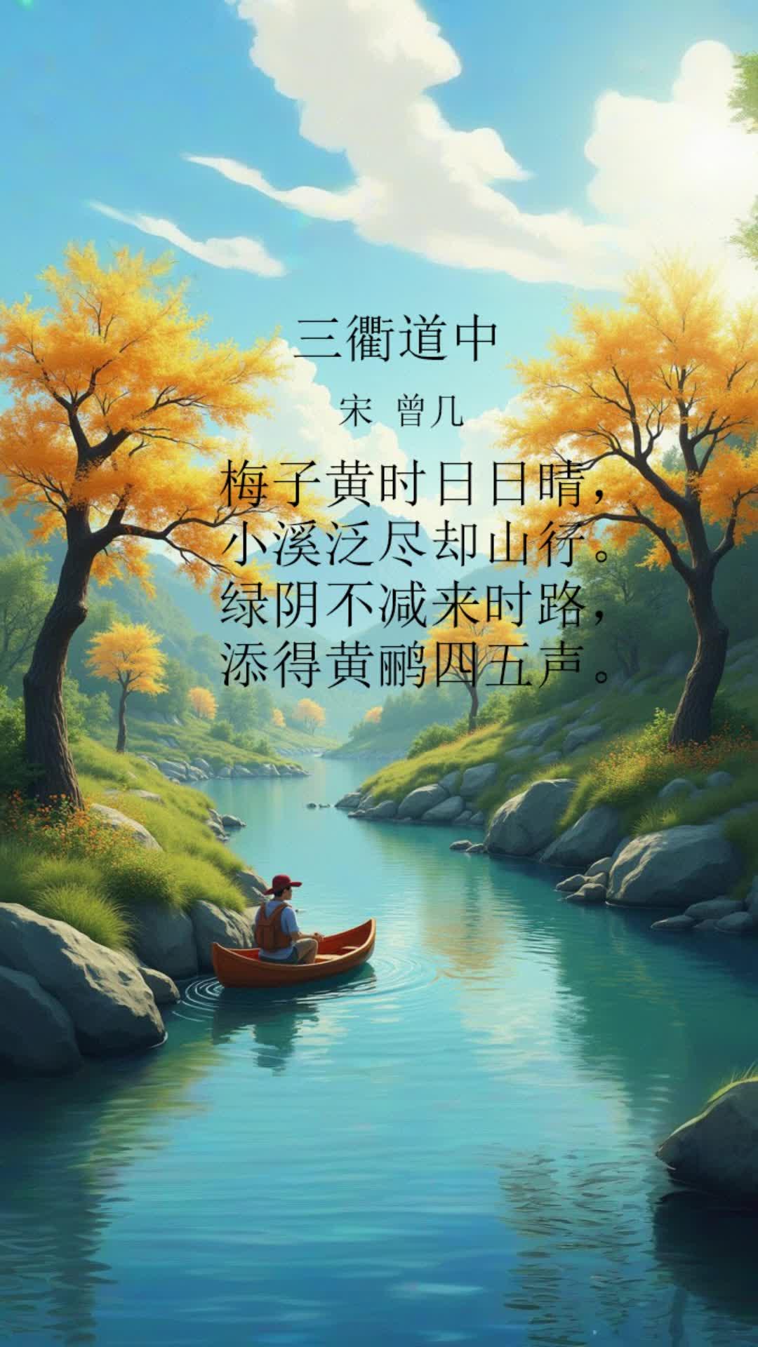 三衢道中小学三年级人教版唐诗宋词精选