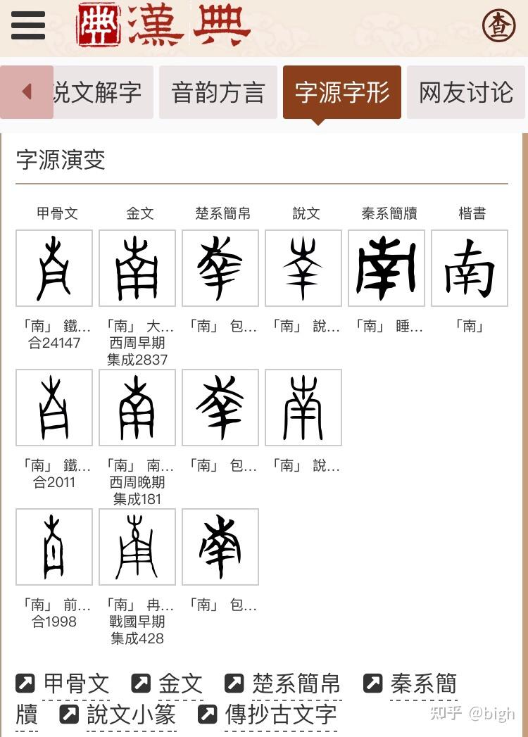 “南”字另解-读书识字 - 知乎