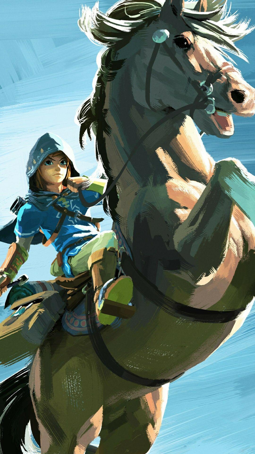 有哪些惊艳的有关塞尔达传说:荒野之息主题的手机壁纸? - 知乎