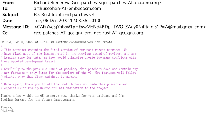 Gcc Rust GCC 即将加入对 Rust 的支持 - 知乎