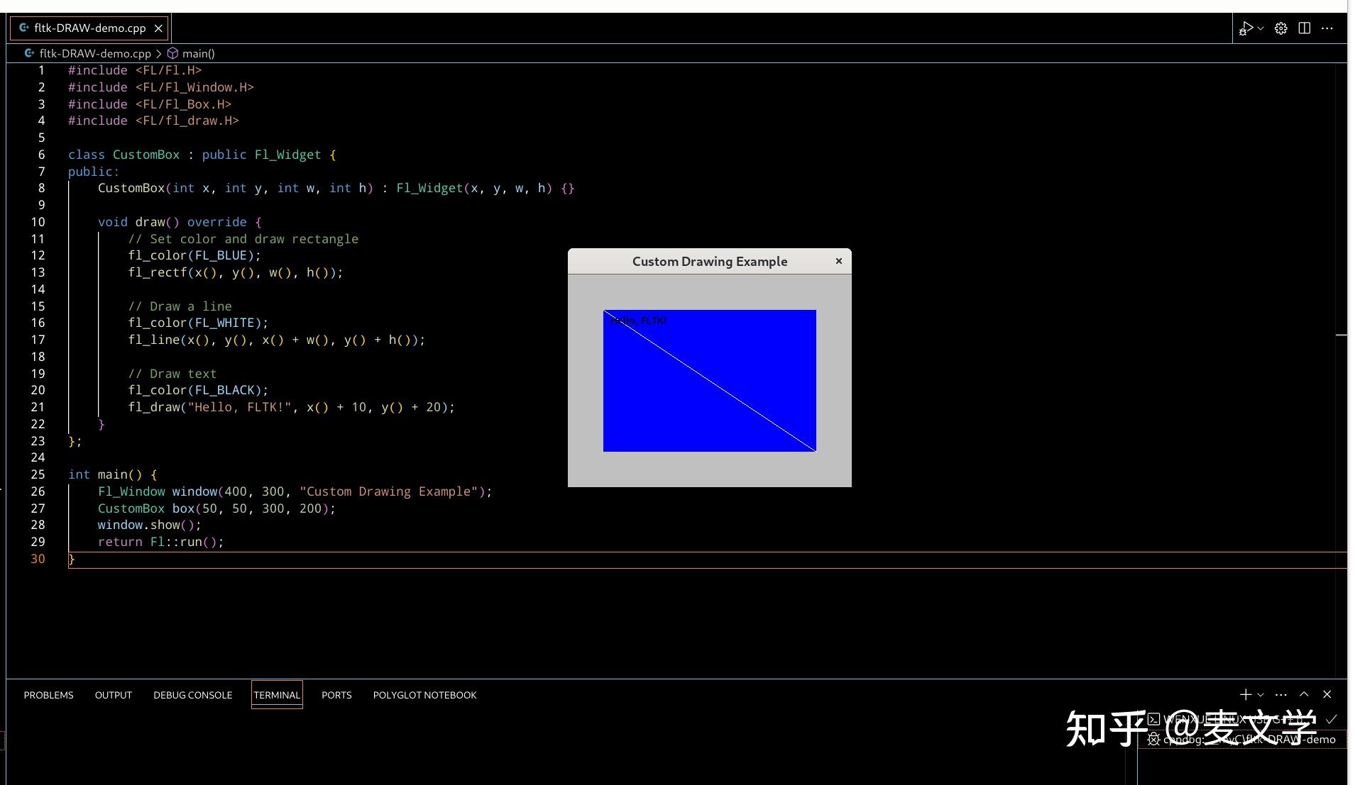 试试 FLTK 吧 --- RE: C++除了Qt还有什么GUI库? - 知乎