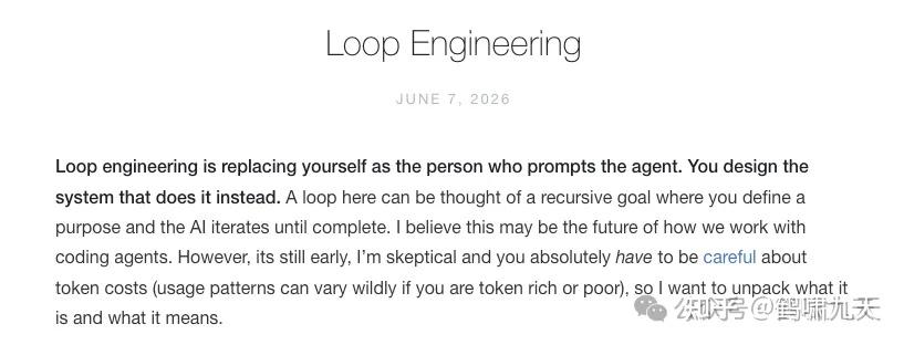 Loop Engineering 循环工程又是什么鬼？ - 知乎