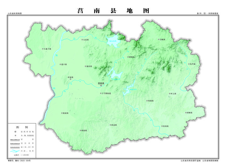 临沂市莒南县地图