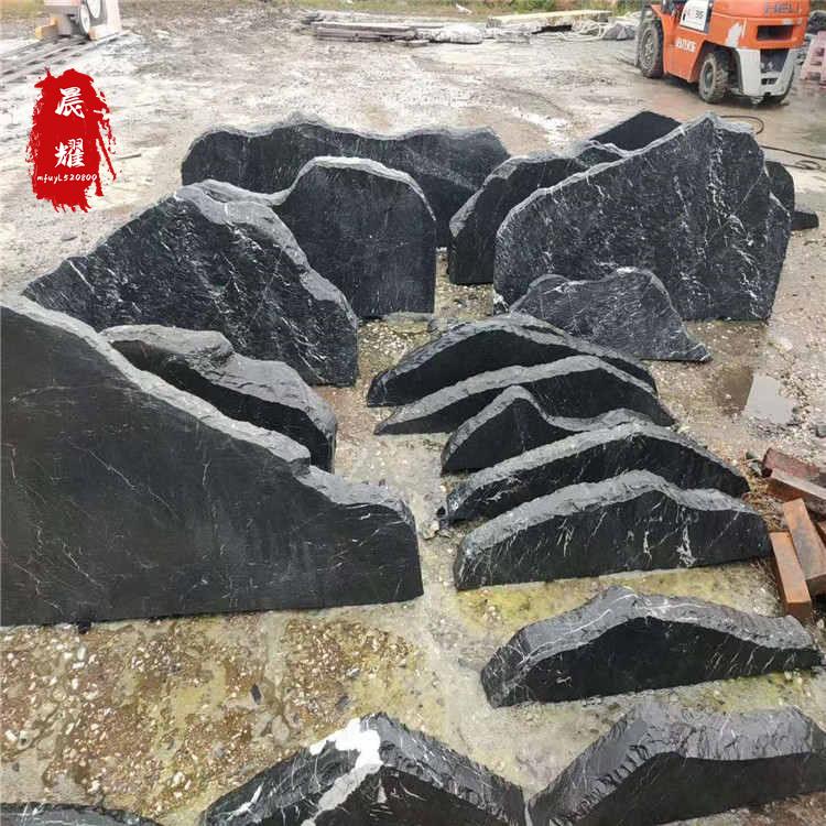 黑山石加工切片石 知乎