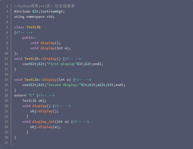  python c 