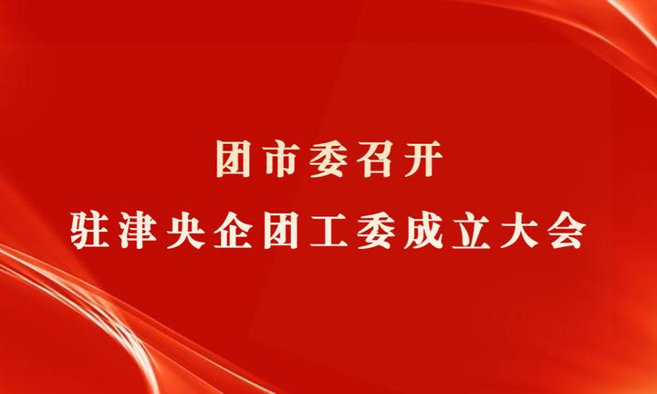 团市委召开驻津央企团工委成立大会