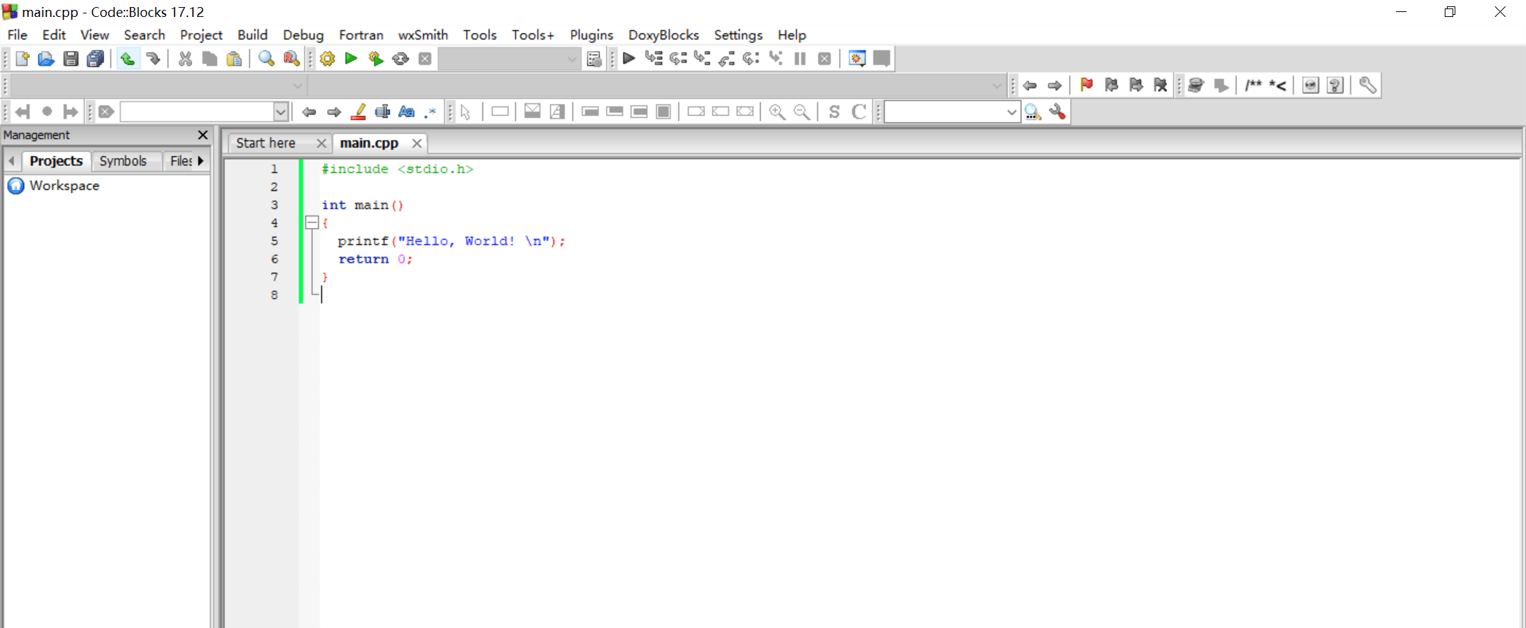Code blocks 
