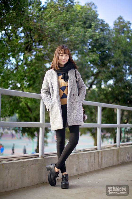 1米55的性感丰满美丽女生如何穿搭出1米63的身材啊