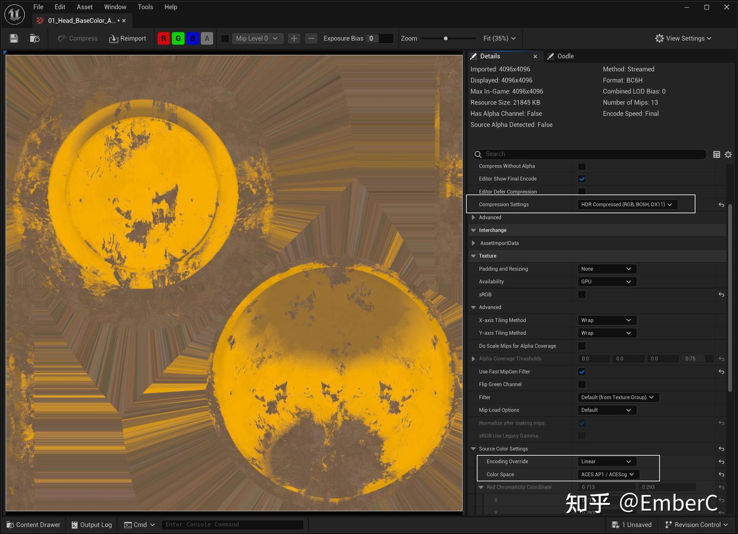 Substance paint to unreal engine 5 4 to nuke aces 