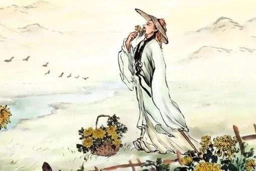 清代 古唐物 茶合 人物 采菊東籬下 （陶淵明）梅写 中国古玩