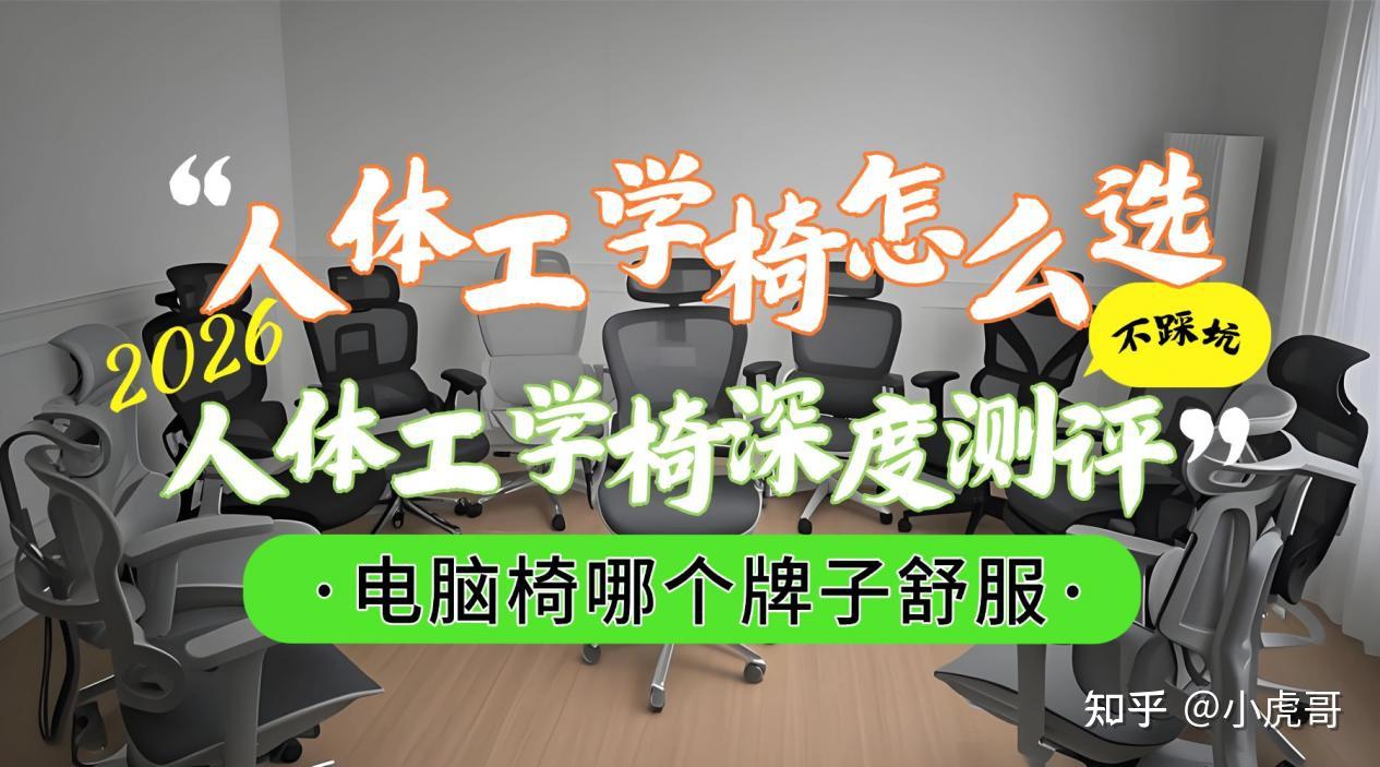 2026年电脑椅/办公椅怎么选?从百元到万元,15款人体工学椅深度测评,哪个品牌坐着最舒服?附选购避坑指南+舒适度排行榜