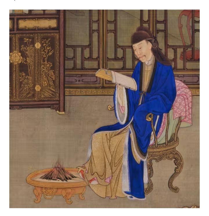 雍正皇帝变装(汉装)画《胤禛行乐图册》 - 知乎