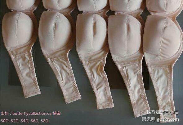 文胸32b34b有什么区别