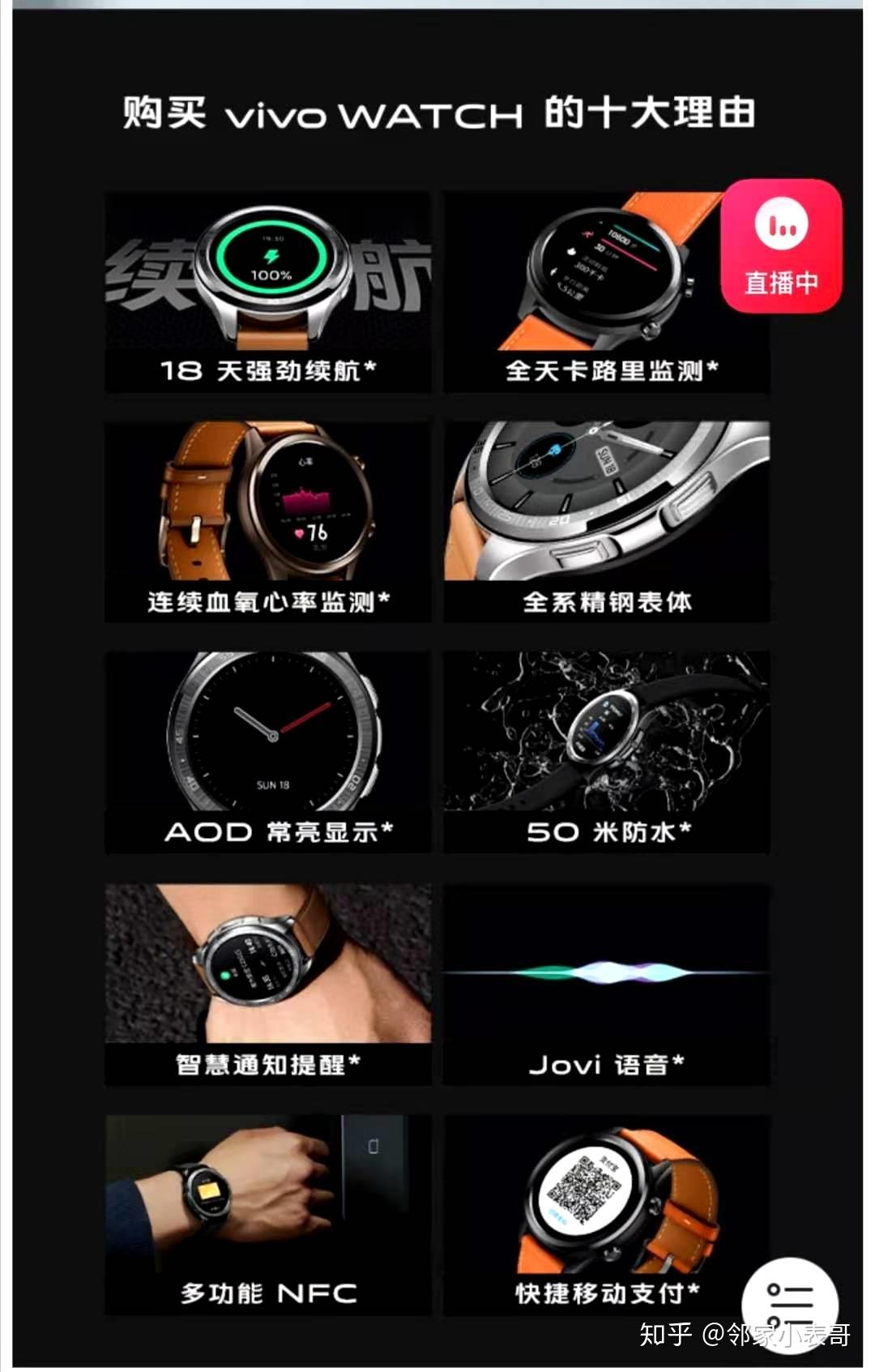 华为gt2手表和vivowatch那款更好