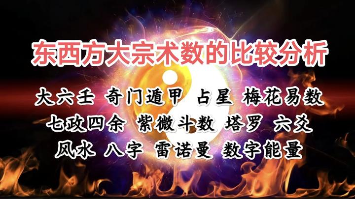 东西方各类术数的比较与分析：大宗术数- 知乎