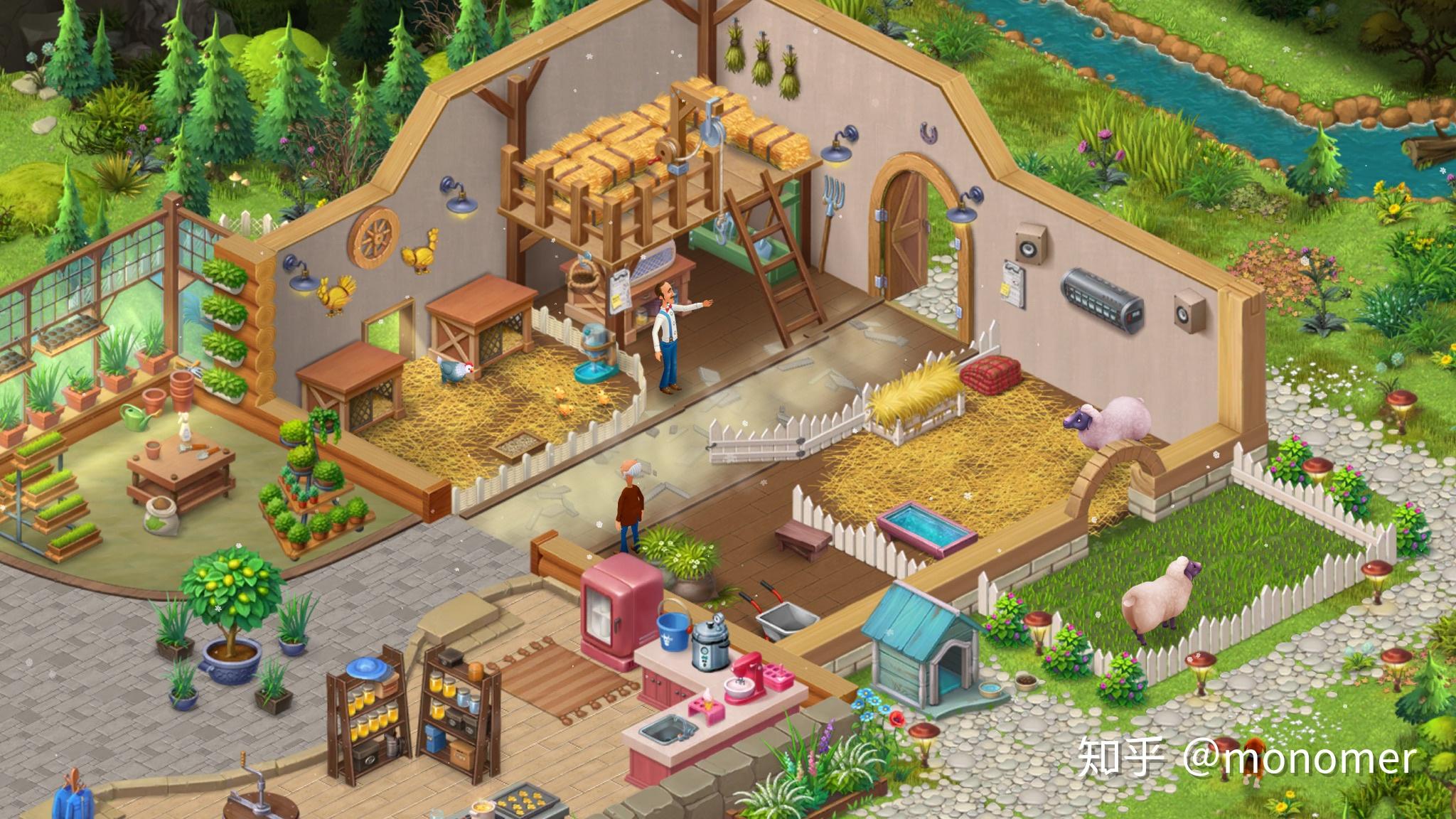 玩梦幻家园的你们都装修完湖边别墅了嘛