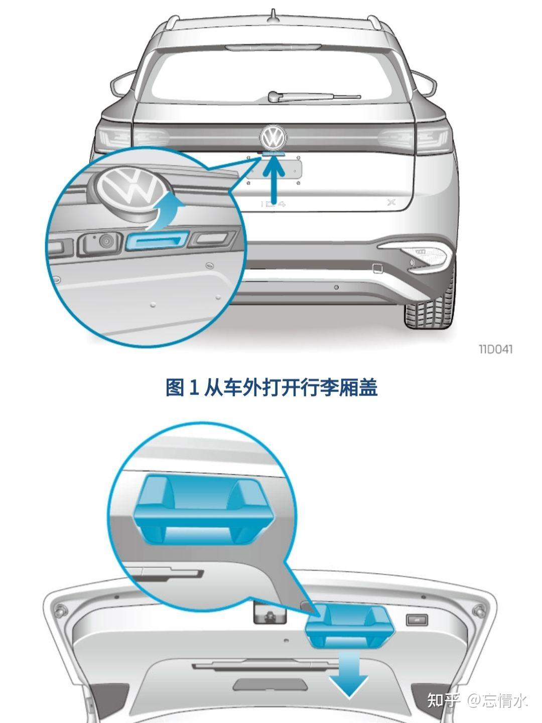 你的ID.4X电尾门这样开启和关闭更方便 - 知乎