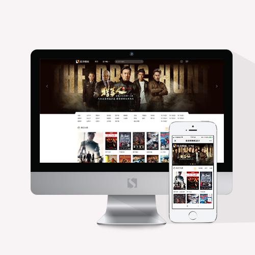 首涂第九套苹果cmsv10大图轮播高端大气自适应影视网站模板源码