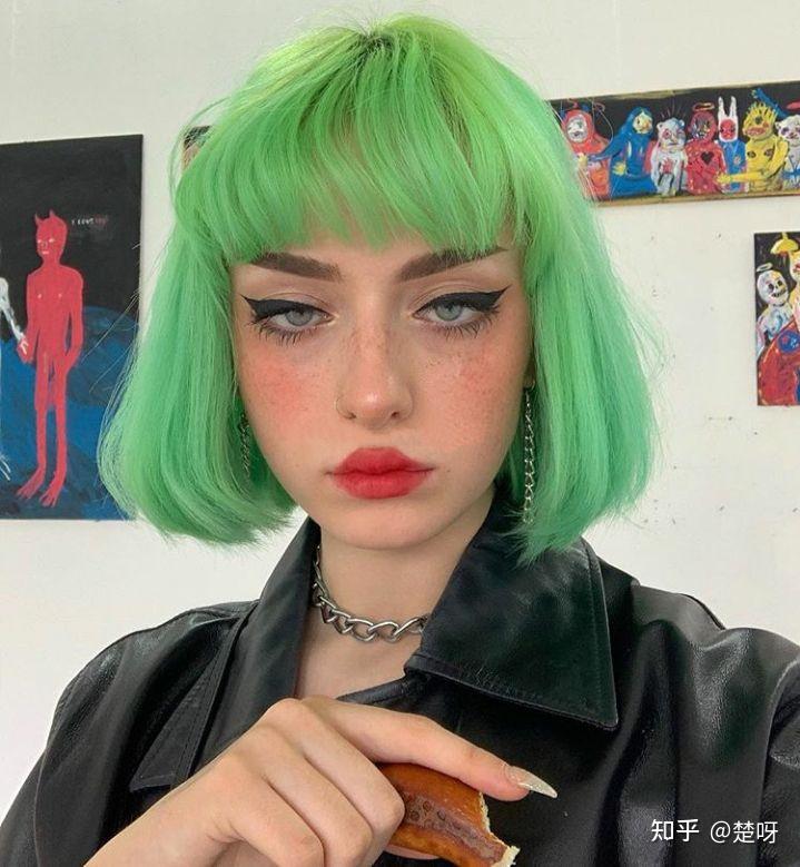 有没有绿色头发的女生头像