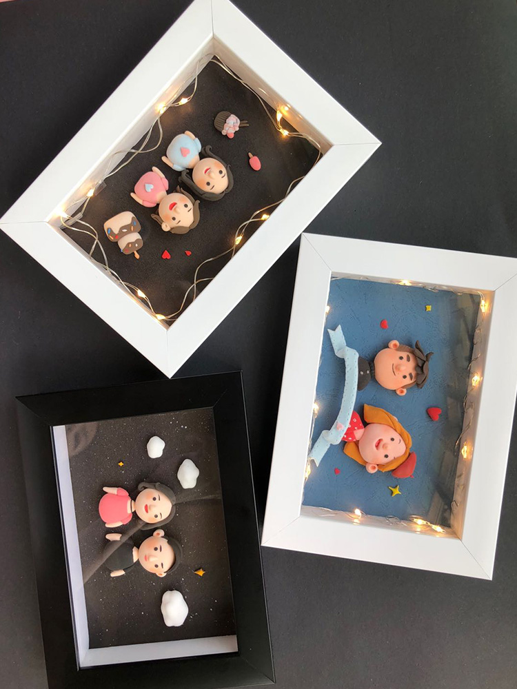 diy手工情侣相框