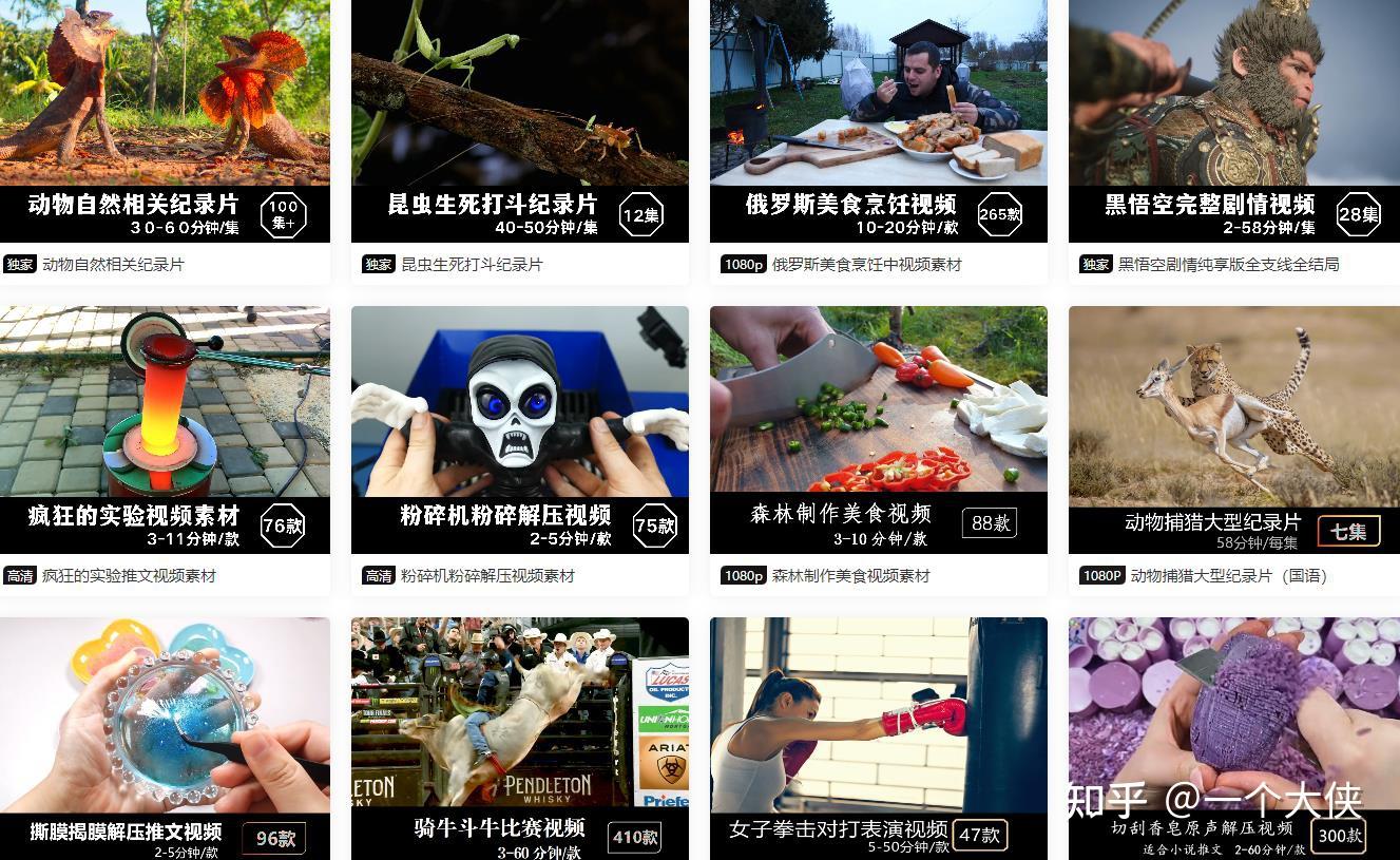 动物世界视频大自然纪录片素材在哪里找? - 知乎