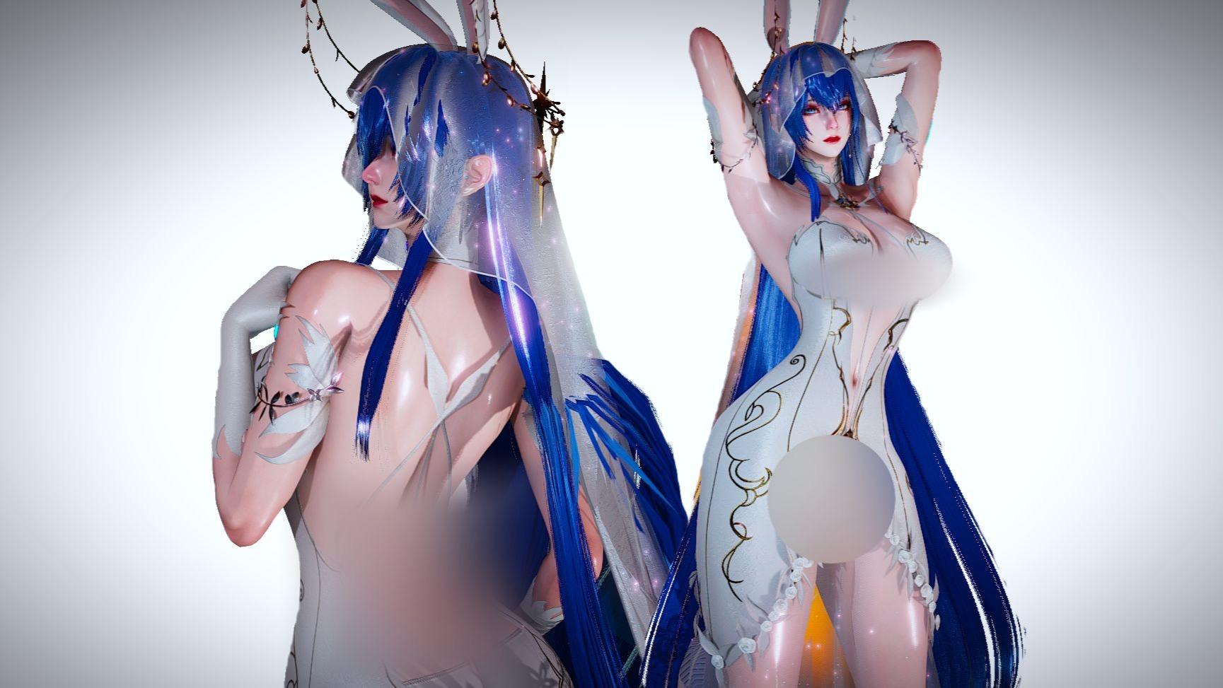 碧蓝航线-花园白雪之仪，hs2人物卡