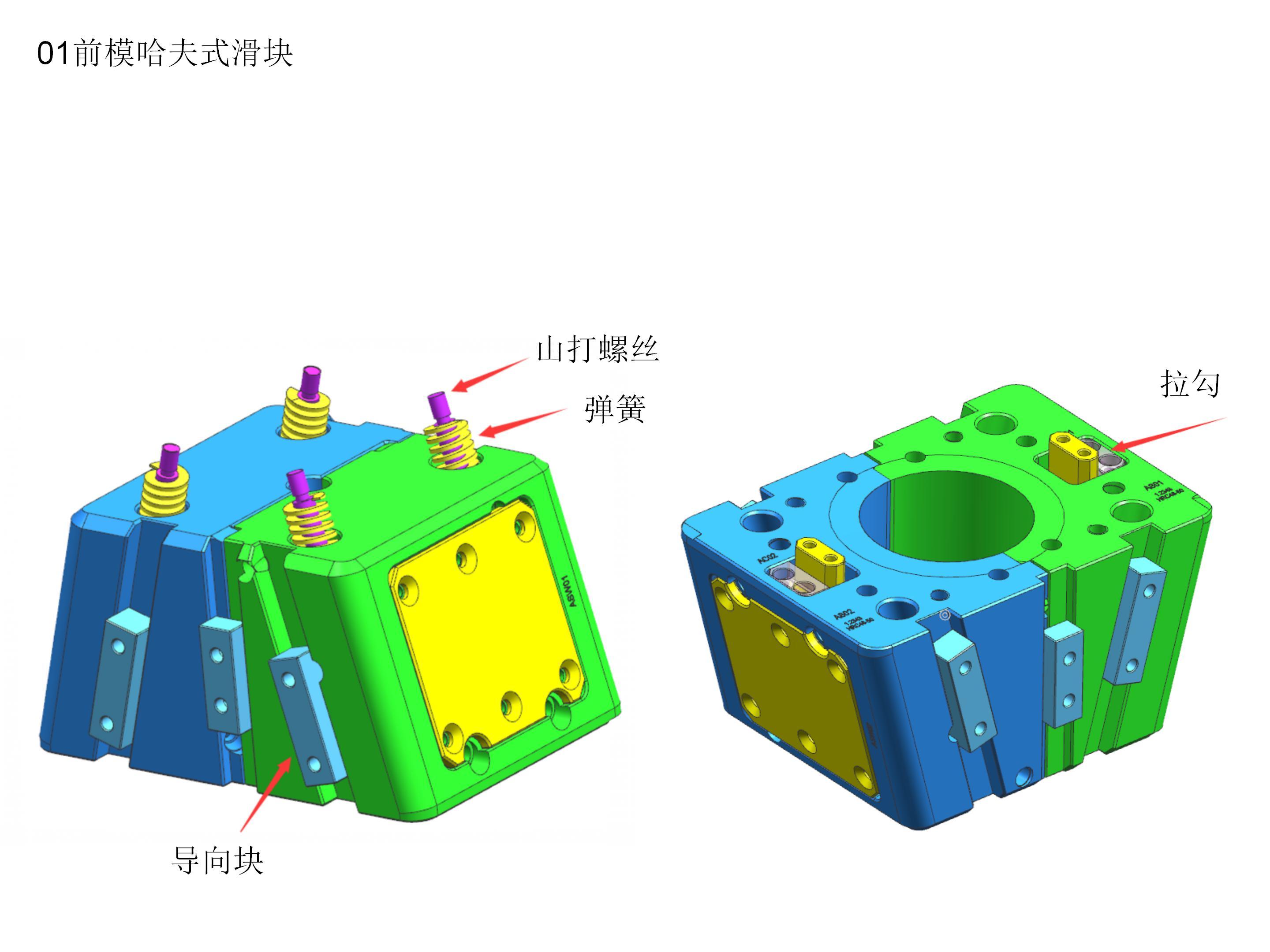 什么是注塑模具中的哈夫模具? - 知乎