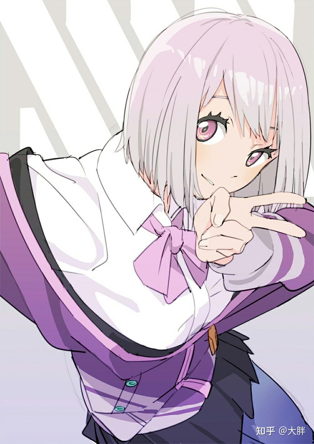 我弟弟说他是白毛控米娜桑能给他推荐一个有白毛妹子的番吗