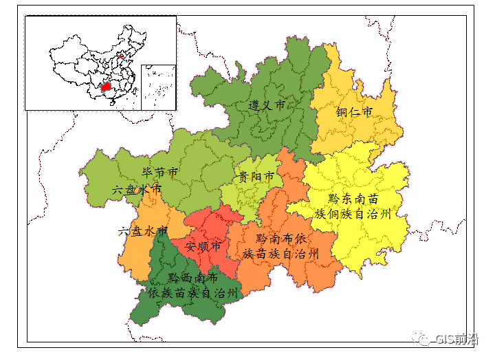 ArcGIS行政区位图制作流程(附行政区划练习数据) - 知乎