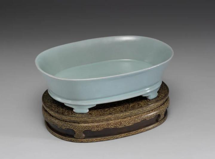 影青白磁 花型 茶碗 茶托 宋元時代 幅約15.6cm v2-